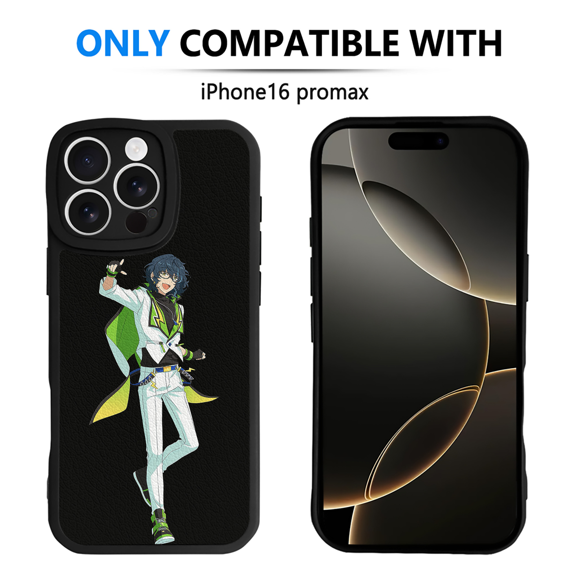 （画像用） あんさんぶるスターズ! Ensemble Stars 【iPhone 16シリーズ対応】シリコンスマホケース（レザー調） 材質：シリコン